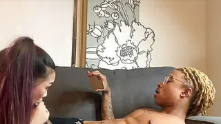 Asian slut Minnie Scarlet cant get enough dick