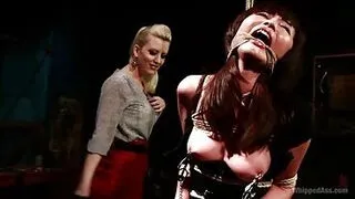 Asian Cutie Spanked And Punished By A Blonde