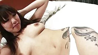 Tattooed Japanese Big Tits Babe Gets Fucked Hard