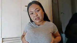 Asian MILF BBW Gets Lactating Big Tits Sucked Adult Breastfeeding Milk Boobs