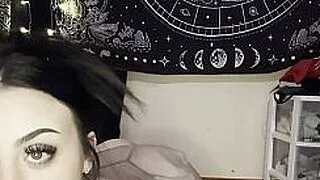 Do you like when i spread and shake my fat goth teen ass for you?