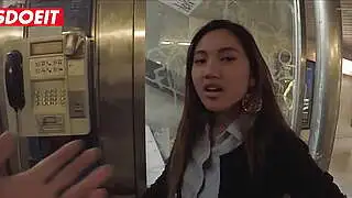 LETSDOEIT - #May Thai #Charlie Dean - Asian Teen Tourist Takes A Big Cock Abroad In Hot POV Sex