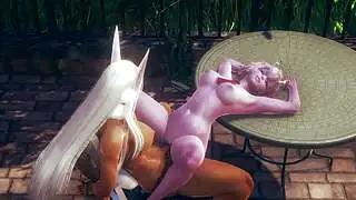 My Hero Academia Hentai -:00a Ashido Cunnilingus and Fucked with creampie in a park by Usagiyama Futanari  - Manga Anime Asian Japanese Lesbian Futa Game Porn