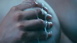 Big Tits Asian Girl Gets Trapped At Home - Hot Lesbian Sex Turns Into Unbith After Breaking In And Sliding Inside Her Pussy TRAILER
