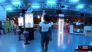 Big ass Asian GF made a homemade porn video after go karting with the BF